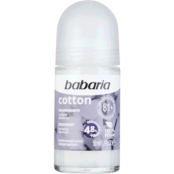 رول ضد تعریق باباریا مدل Cotton حجم 50 میلی لیتر - تصویر 2