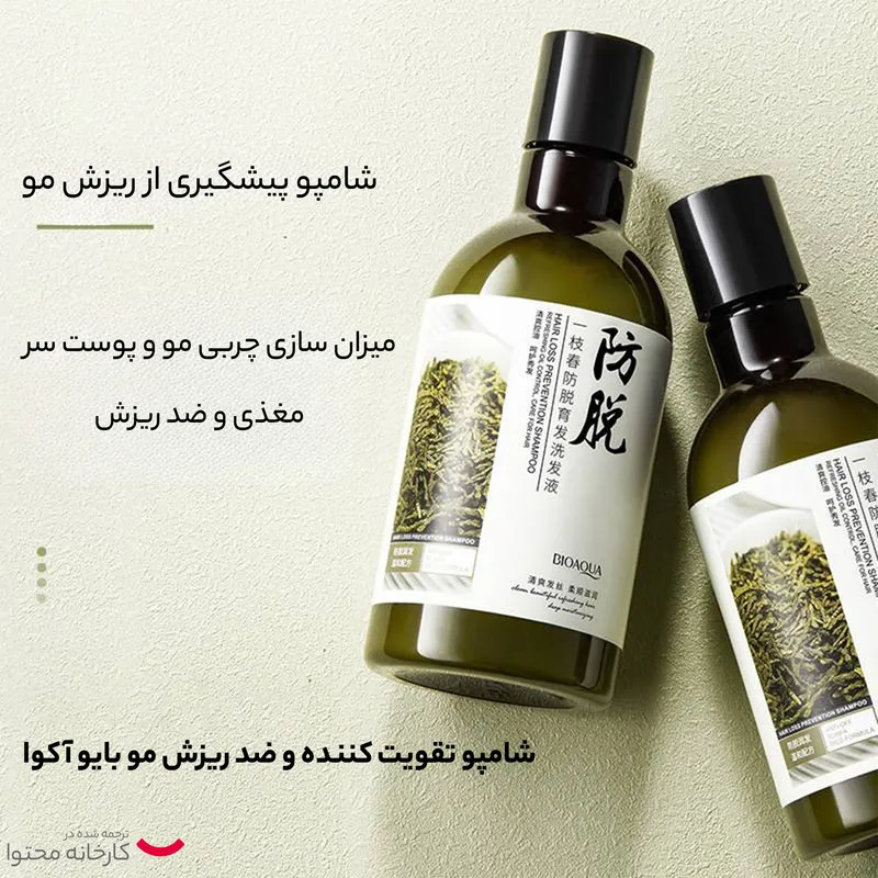 شامپو تقویت کننده و ضد ریزش مو بایو آکوا مدل رزماری مناسب انواع مو حجم 250 میلی لیتر - تصویر 4
