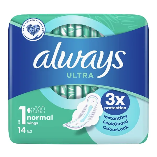 نوار بهداشتی الویز مدل Ultra Normal سایز 1 بسته 14 عددی - تصویر 2
