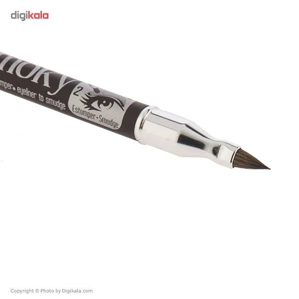 مداد چشم برس دار بورژوآ مدل Effet Smoky Ultra Black شماره 71 - تصویر 5