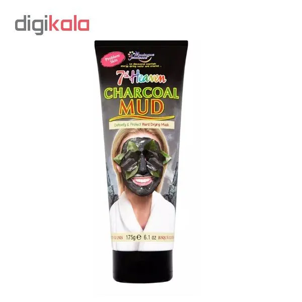 ماسک صورت مونته ژنه سری 7th Heaven مدل Charcoal Mud وزن 20 گرم - تصویر 2