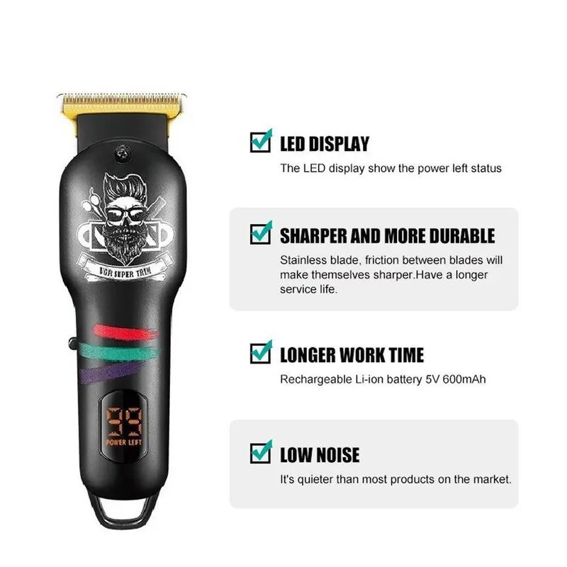 ماشین اصلاح موی سر و صورت وی جی ار مدل V-971 - تصویر 3