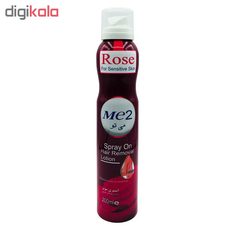 اسپری موبر بدن می تو مدل rose کد 2400 حجم 200 میلی لیتر - تصویر 2