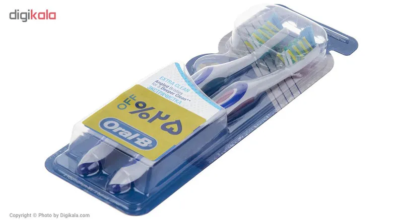مسواک اورال بی سری Pro Expert مدل Extra Clean بسته 2 عددی - تصویر 4