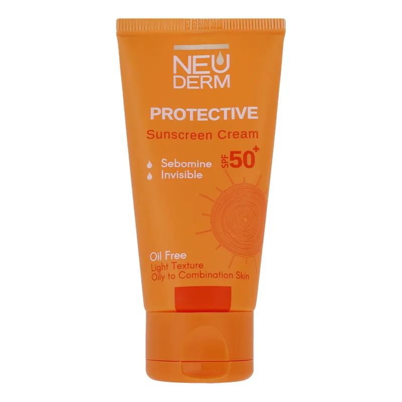 کرم ضدآفتاب بیرنگ نئودرم مدل Highly Protective SPF50، مناسب پوستهای چرب تا مختلط، حجم 50 میلیلیتر - تصویر 2