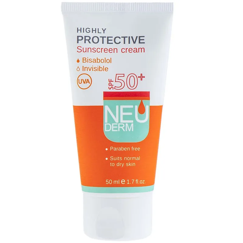 کرم ضدآفتاب نئودرم مدل Highly Protective Invisible SPF50، حجم 50 میلیلیتر - تصویر 5
