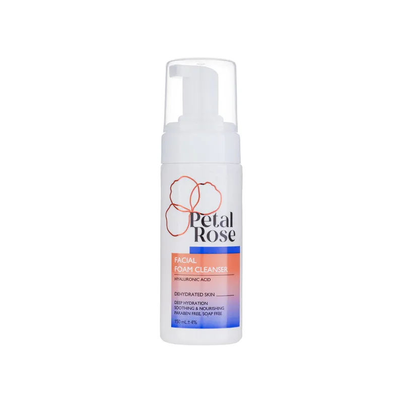 فوم شستشوی صورت پتال رز مدل Hyaluronic Acid حجم 150 میلی لیتر