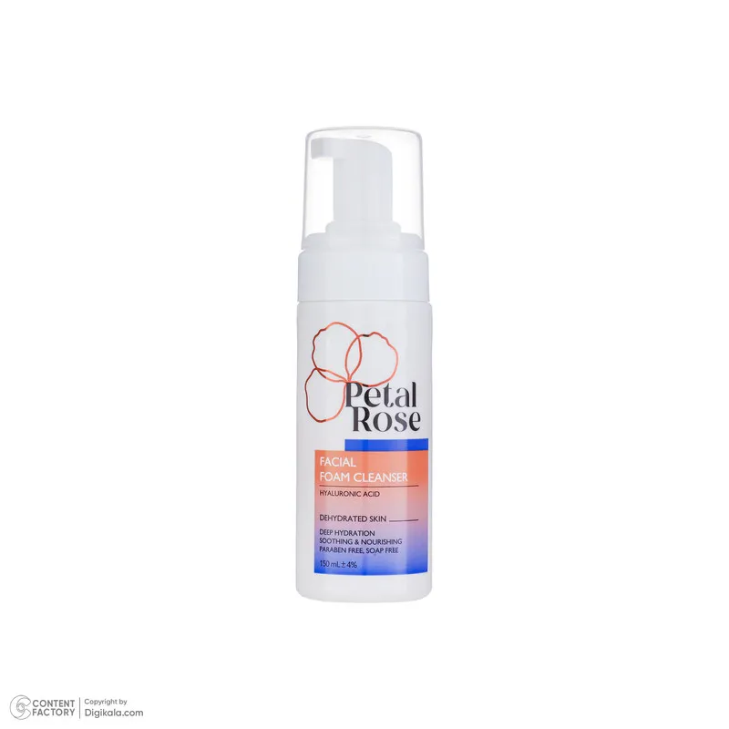 فوم شستشوی صورت پتال رز مدل Hyaluronic Acid حجم 150 میلی لیتر - تصویر 2