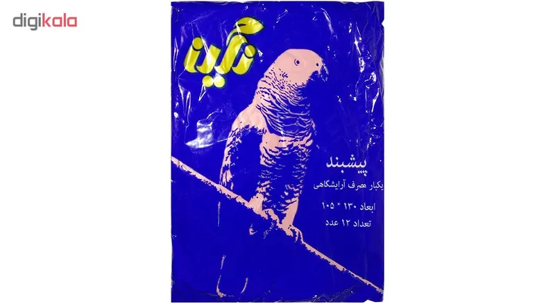پیش بند یکبار مصرف نگین کد 009 بسته 12 عددی - تصویر 2