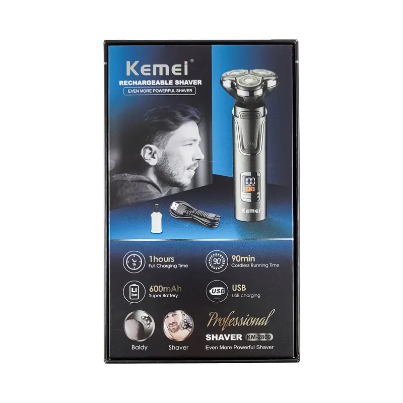 ماشین اصلاح موی صورت کیمی مدل KM-2809 - تصویر 2