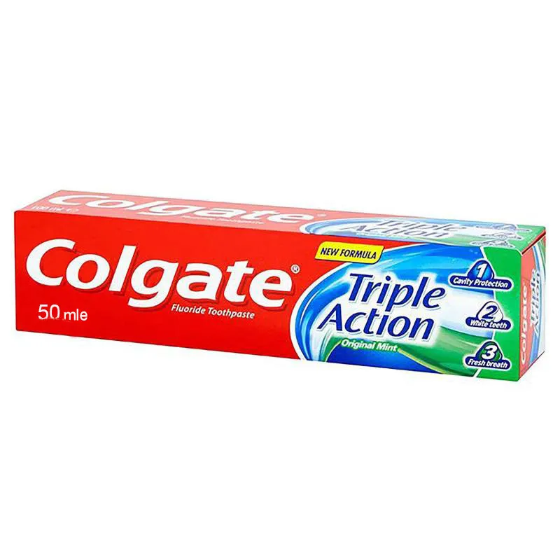 خمیر دندان کلگیت مدل Triple Action 123 حجم 50 میلی لیتر - تصویر 2
