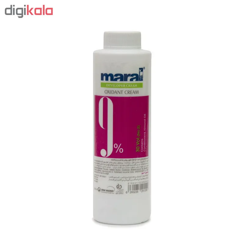اکسیدان مارال مدل 30vol نه درصدی حجم 150 میلی لیتر بسته دو عددی - تصویر 2