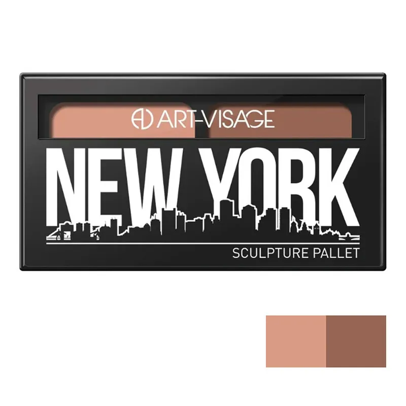 پالت کانتور و هایلایتر آرت ویساژ مدل New York کد NY-802 - تصویر 2