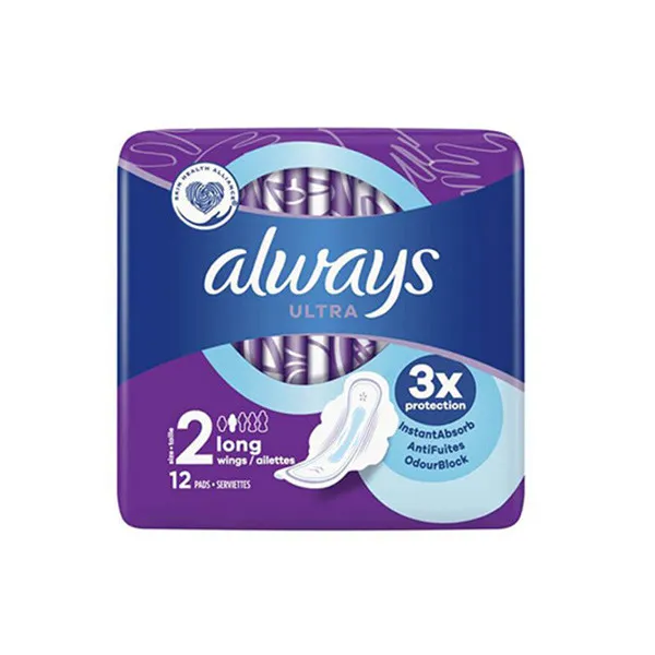 نوار بهداشتی الویز مدل Ultra Long سایز 2 بسته 12 عددی - تصویر 2