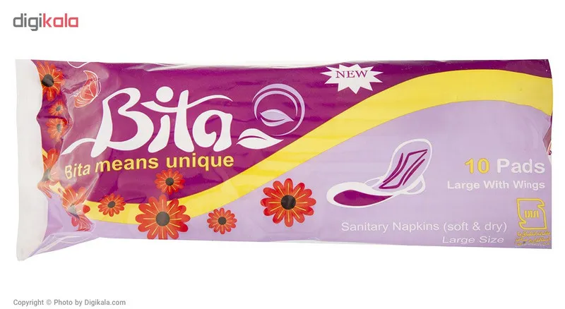 نوار بهداشتی بی تا مدل 01 Large بسته 10 عددی - تصویر 3