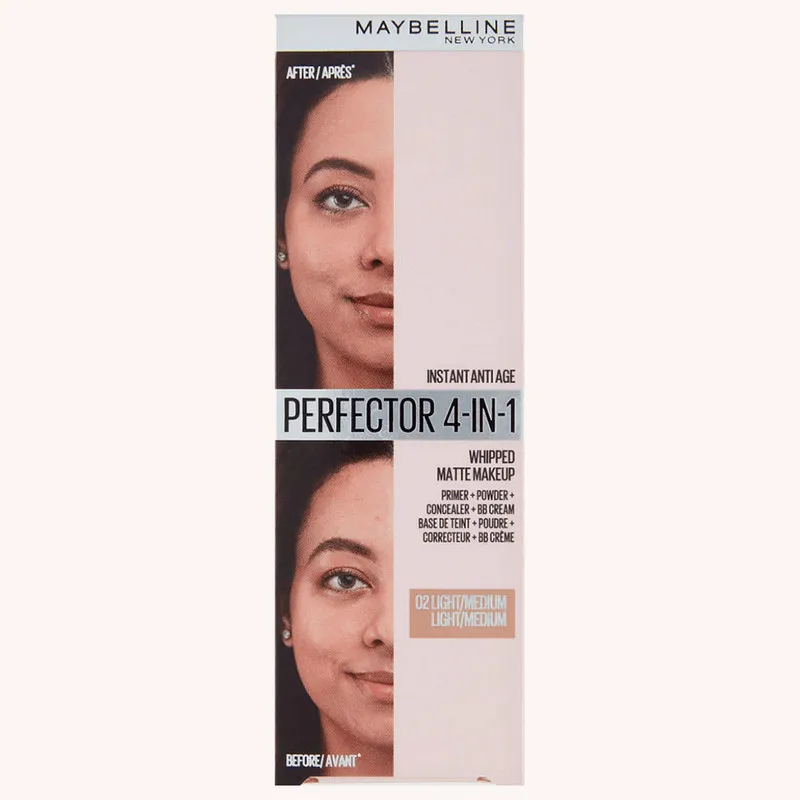 کرم پودر BB میبلین مدل Perfector 4in1 شماره 02 حجم 30 میلی لیتر - تصویر 2