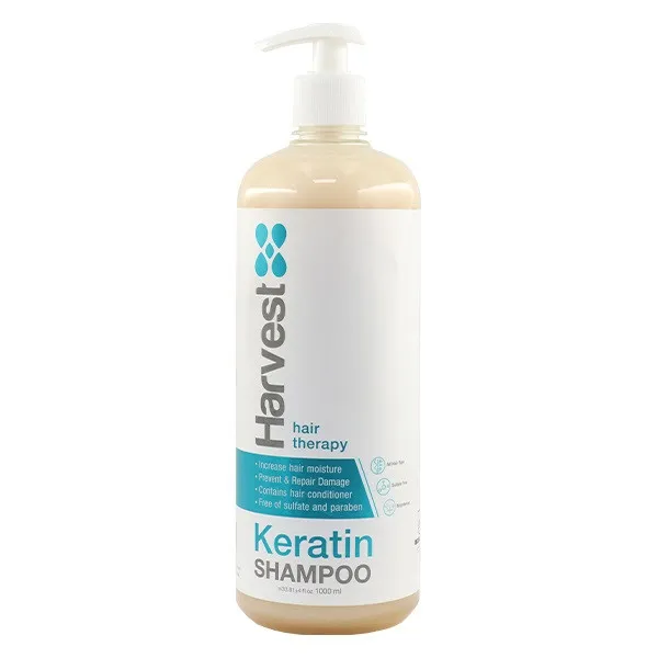 شامپو تقویت کننده و ترمیم کننده مو هاروست مدل Keratin حجم 1000 میلی لیتر - تصویر 2