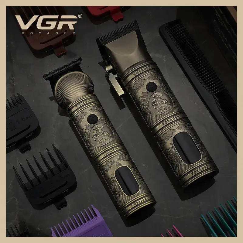 ماشین اصلاح موی سر و صورت وی جی ار مدل V-670 مجموعه 2 عددی - تصویر 4