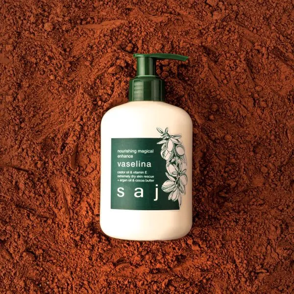 وازلین ساج مدل روغن کرچک و کره کاکائو حجم 300 میلی لیتر - تصویر 3