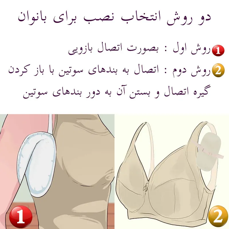 پد عرق گیر هیاهو مدل OpenStrap Lady سایز Medium بسته 2 عددی - تصویر 6