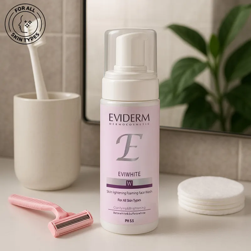 فوم شست‌وشوی صورت اویدرم مدل Eviwhite مناسب انواع پوست حجم ۱۵۰ میلی‌لیتر - تصویر 4