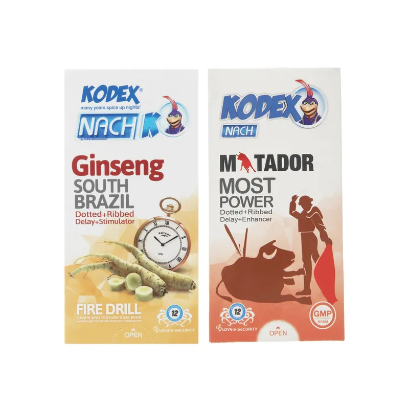 کاندوم ناچ کدکس مدل Ginseng/Matador مجموعه 2 عددی - تصویر 2