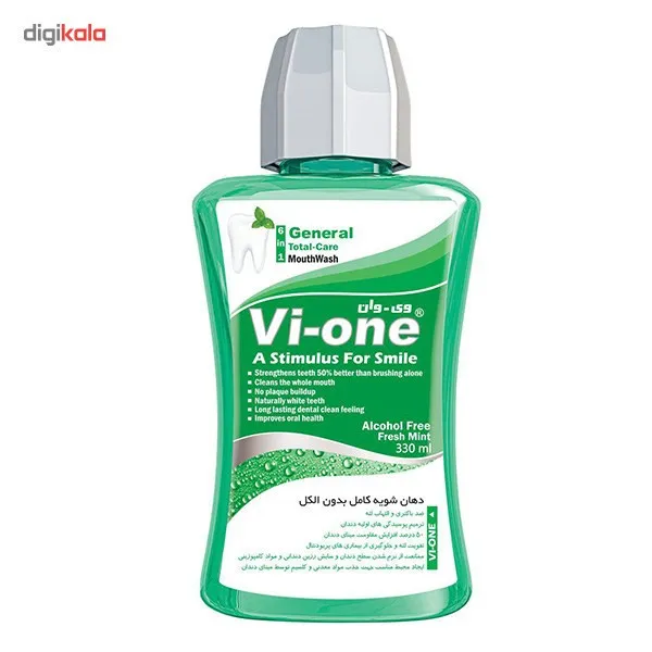 دهان شویه وی وان مدل General Fresh Mint حجم 330 میلی لیتر - تصویر 2