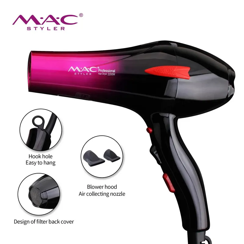 سشوار حرفه ای مک استایلر مدل MC-6616A - تصویر 4