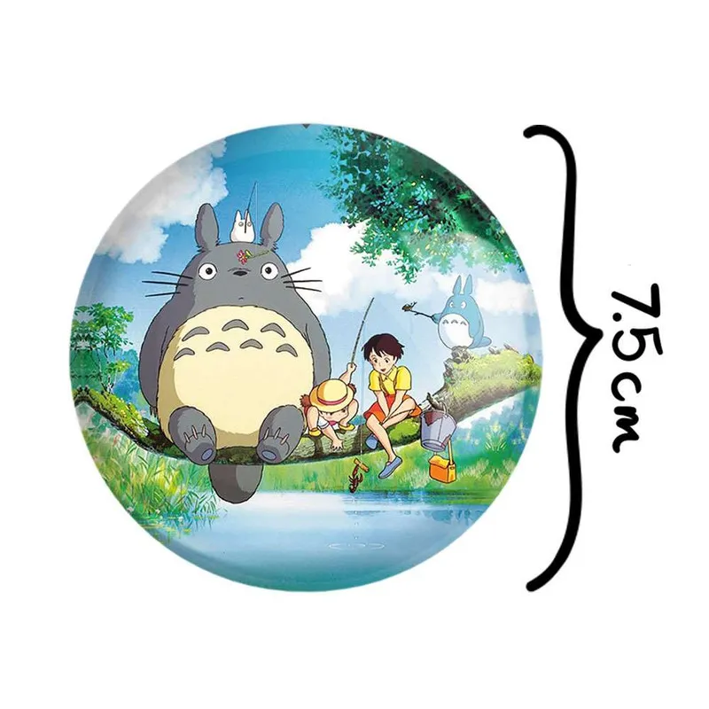 آینه جیبی خندالو طرح انیمه توتورو Totoro  کد 4550 - تصویر 2