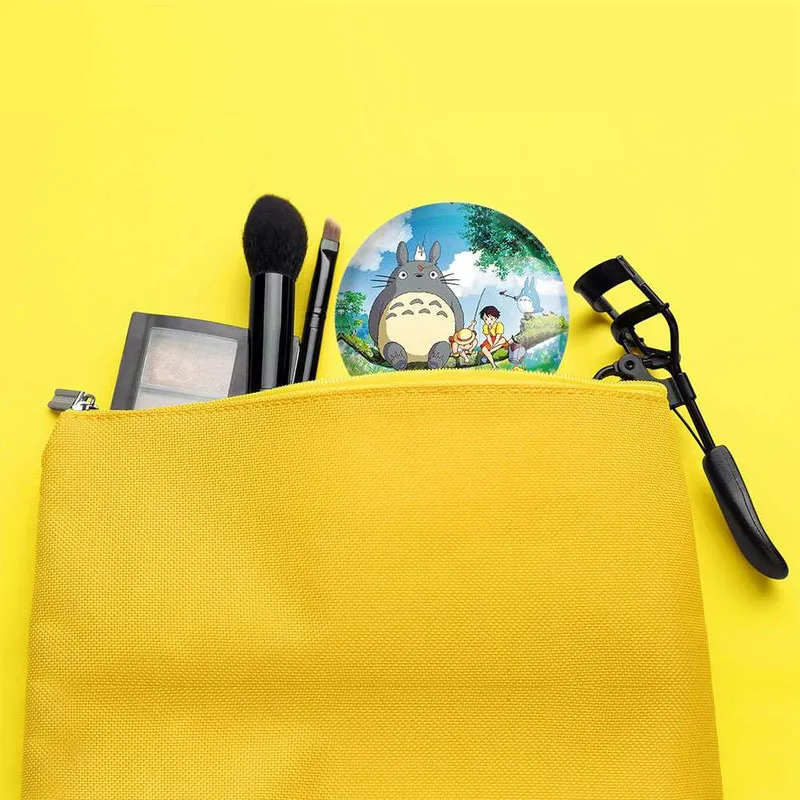 آینه جیبی خندالو طرح انیمه توتورو Totoro  کد 4550 - تصویر 4