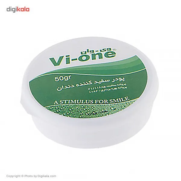 پودر سفید کننده دندان وی وان مدل Mint وزن 50 گرم - تصویر 2