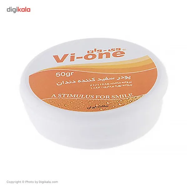 پودر سفید کننده دندان وی وان مدل Orange وزن 50 گرم - تصویر 3