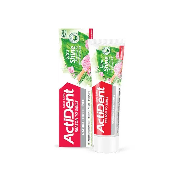 خمیر دندان اکتیدنت مدل Ultra Shine -Ultra Fresh  وزن 100 گرم بسته 2 عددی - تصویر 2