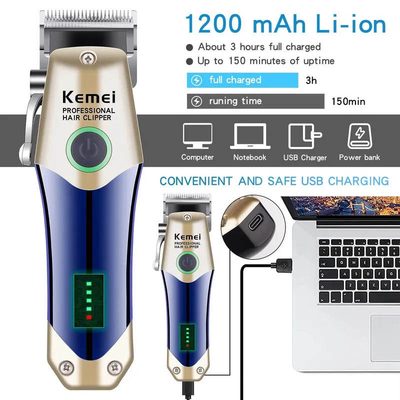 ماشین اصلاح موی سر و صورت کیمی مدل KM-2620 - تصویر 2