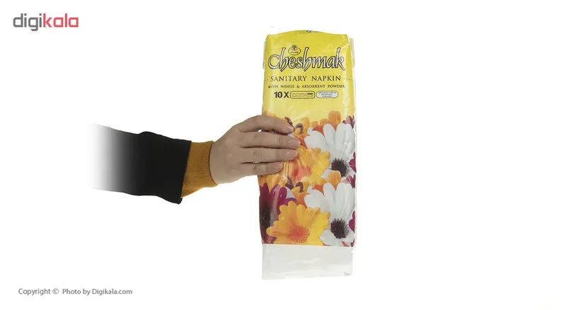 نوار بهداشتی چشمک مدل Extra Large بسته 10 عددی - تصویر 4