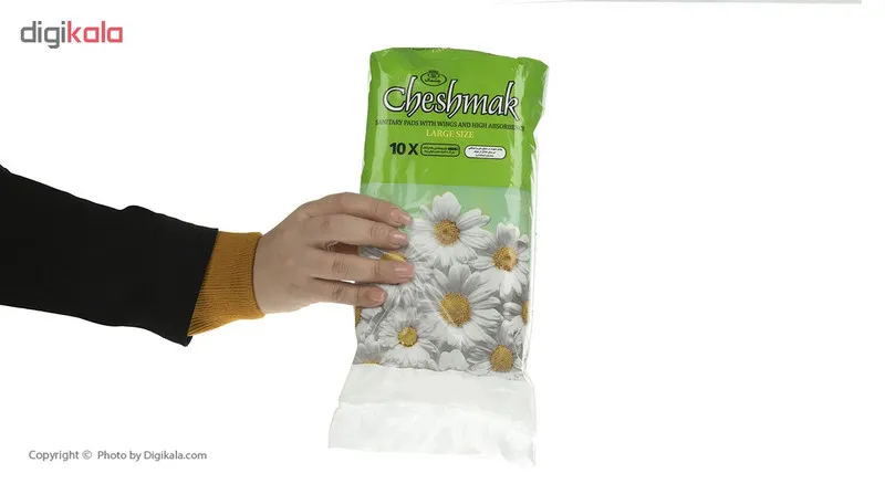 نوار بهداشتی چشمک مدل Large بسته 10 عددی - تصویر 5