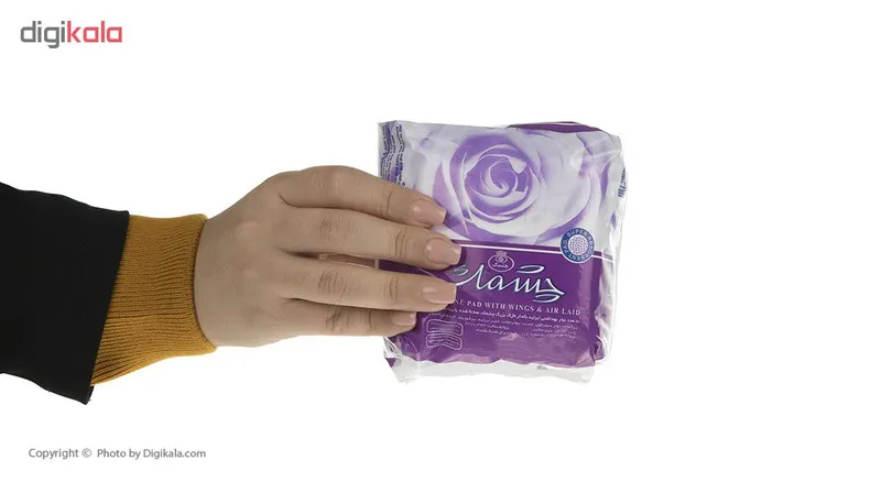 نوار بهداشتی چشمک مدل Ultra Thin Large بسته 10 عددی - تصویر 5