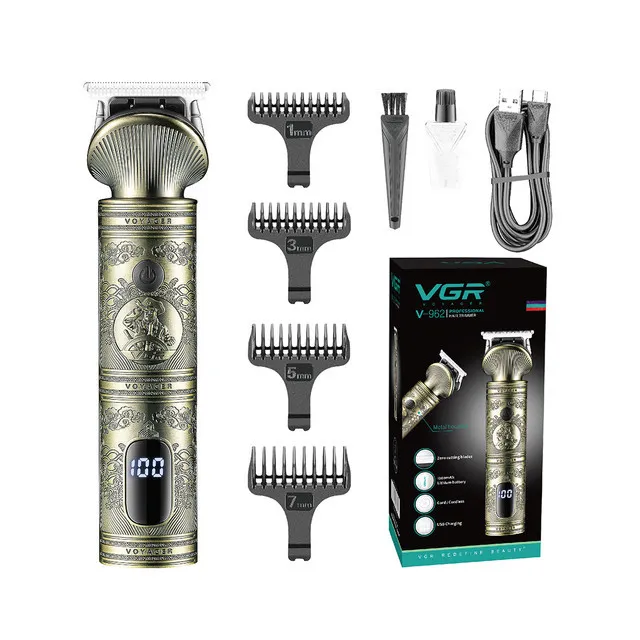 ماشین اصلاح موی سر و صورت وی جی ار مدل V697 V962 مجموعه دو عددی - تصویر 2