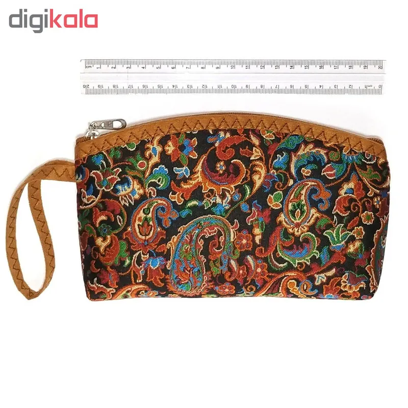 کیف لوازم آرایشی طرح ترمه کد Ammami-01 - تصویر 3