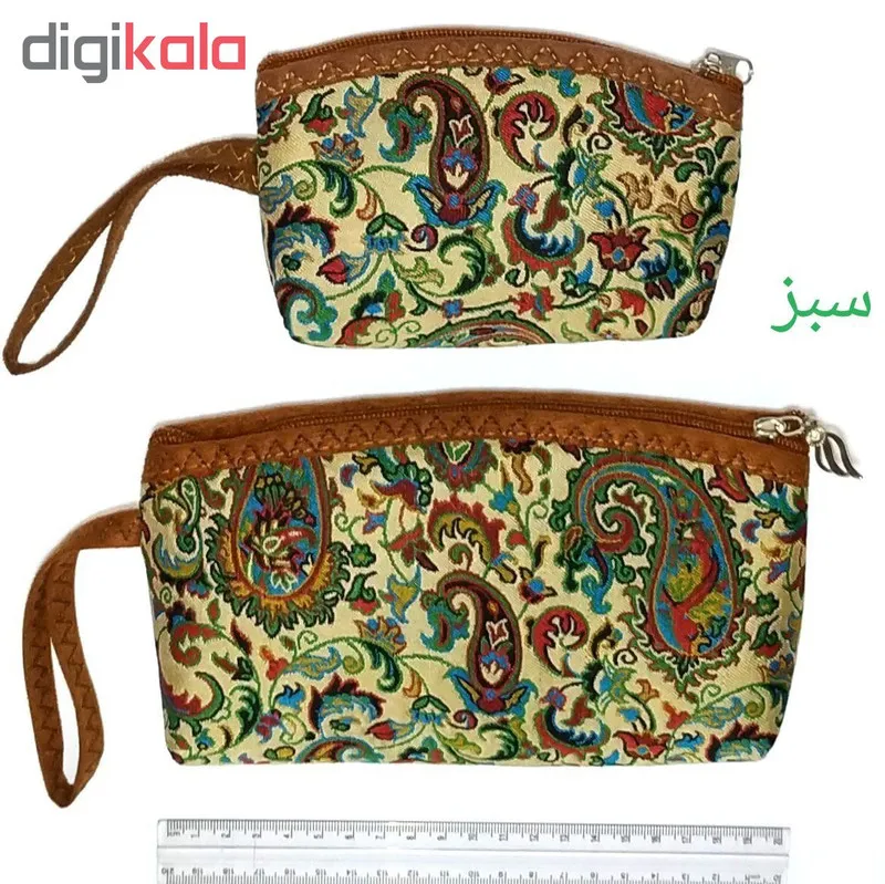 کیف لوازم آرایشی طرح ترمه کد Ammami-01 - تصویر 4