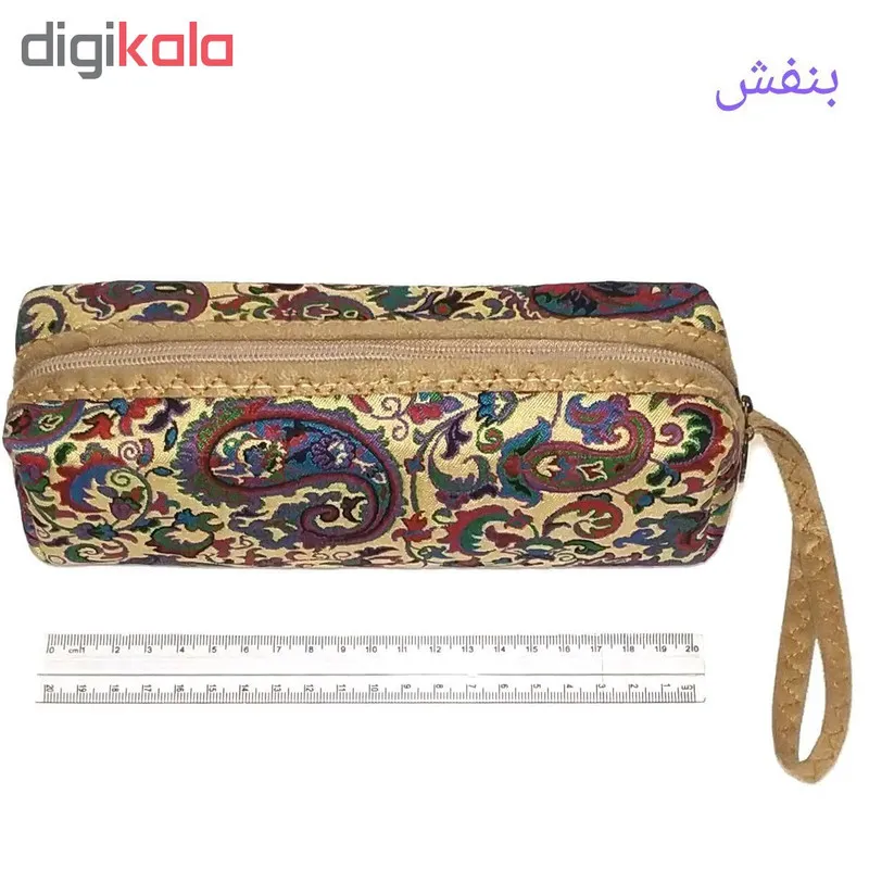 جامدادی و کیف لوازم آرایشی طرح ترمه کد bensin-01 - تصویر 3
