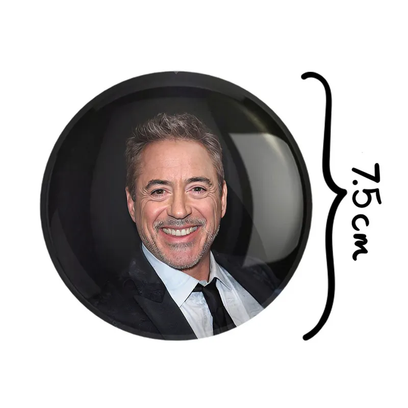 آینه جیبی خندالو مدل رابرت داونی جونیور Robert Downey Jr کد 6436 - تصویر 2