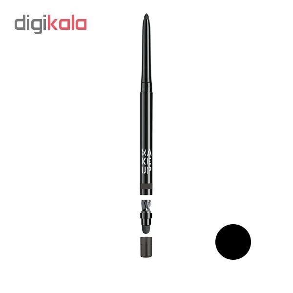 مداد چشم میکاپ فکتوری مدل automatic eyeliner شماره 01 - تصویر 2