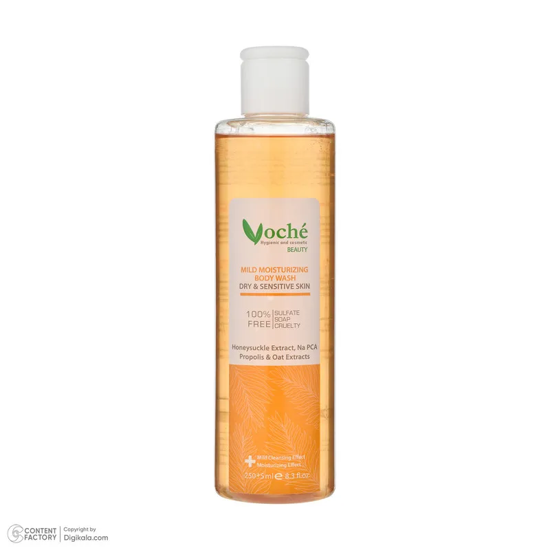 شامپو بدن وچه مدل MILD MOISTUR با رایحه ملایم مناسب برای پوست خشک و حساس حجم 250 میلیلیتر - تصویر 2