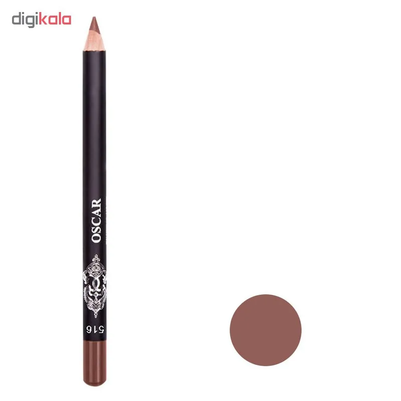 مداد لب اسکار مدل Waterproof Lipliner شماره 516 - تصویر 2