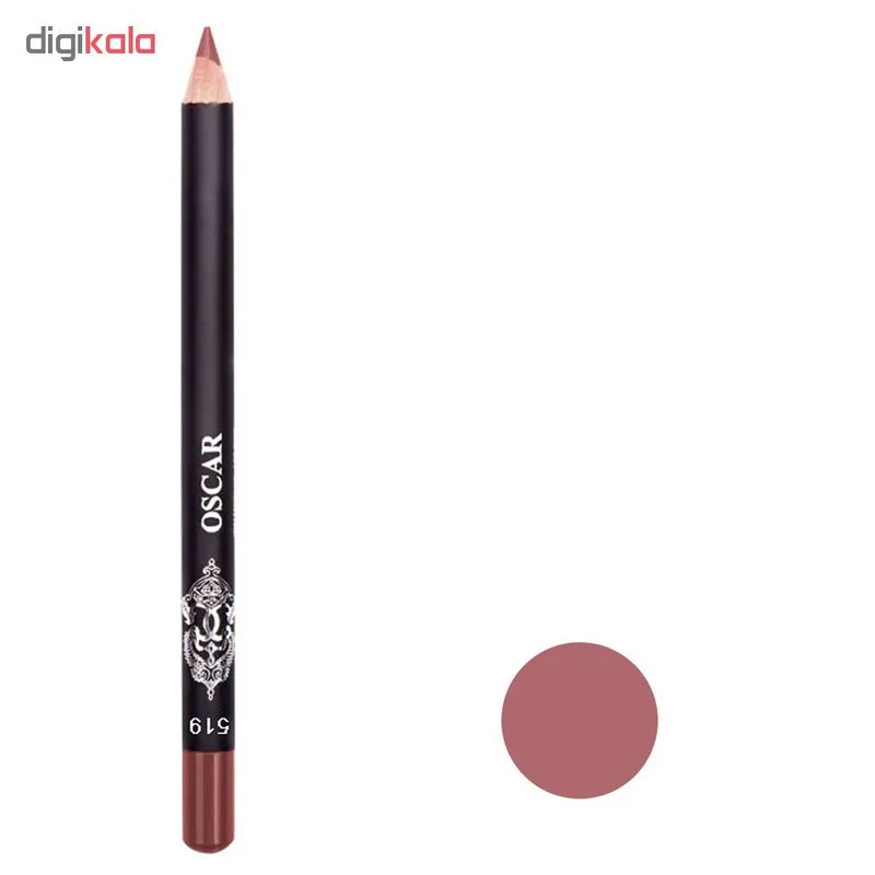 مداد لب اسکار مدل Waterproof Lipliner شماره 519 - تصویر 2