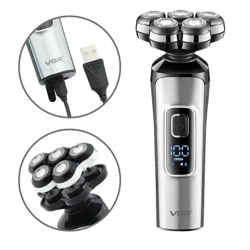 ماشین اصلاح موی صورت وی جی ار مدل V-385 - تصویر 6