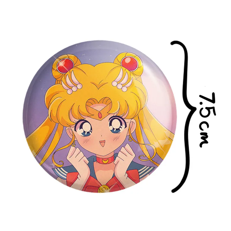 آینه جیبی خندالو مدل اوساگی تسوکینو انیمه سیلور مون Sailor Moon کد 17463 - تصویر 2