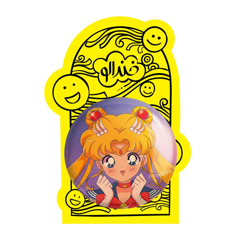 آینه جیبی خندالو مدل اوساگی تسوکینو انیمه سیلور مون Sailor Moon کد 17463 - تصویر 3