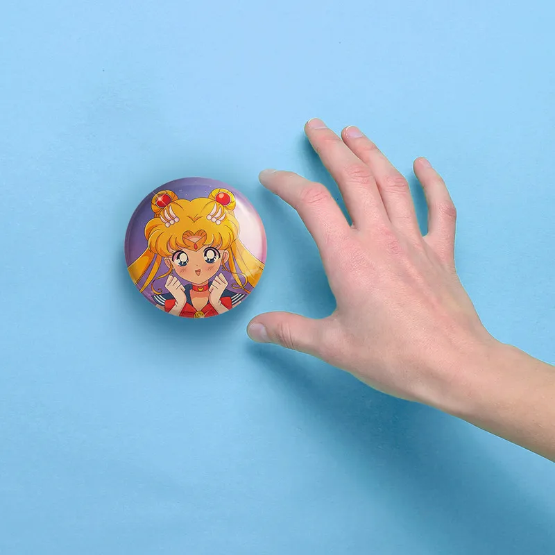 آینه جیبی خندالو مدل اوساگی تسوکینو انیمه سیلور مون Sailor Moon کد 17463 - تصویر 5